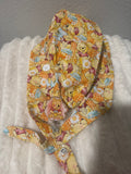 Bee Happy Scrub Cap & Badge Reel