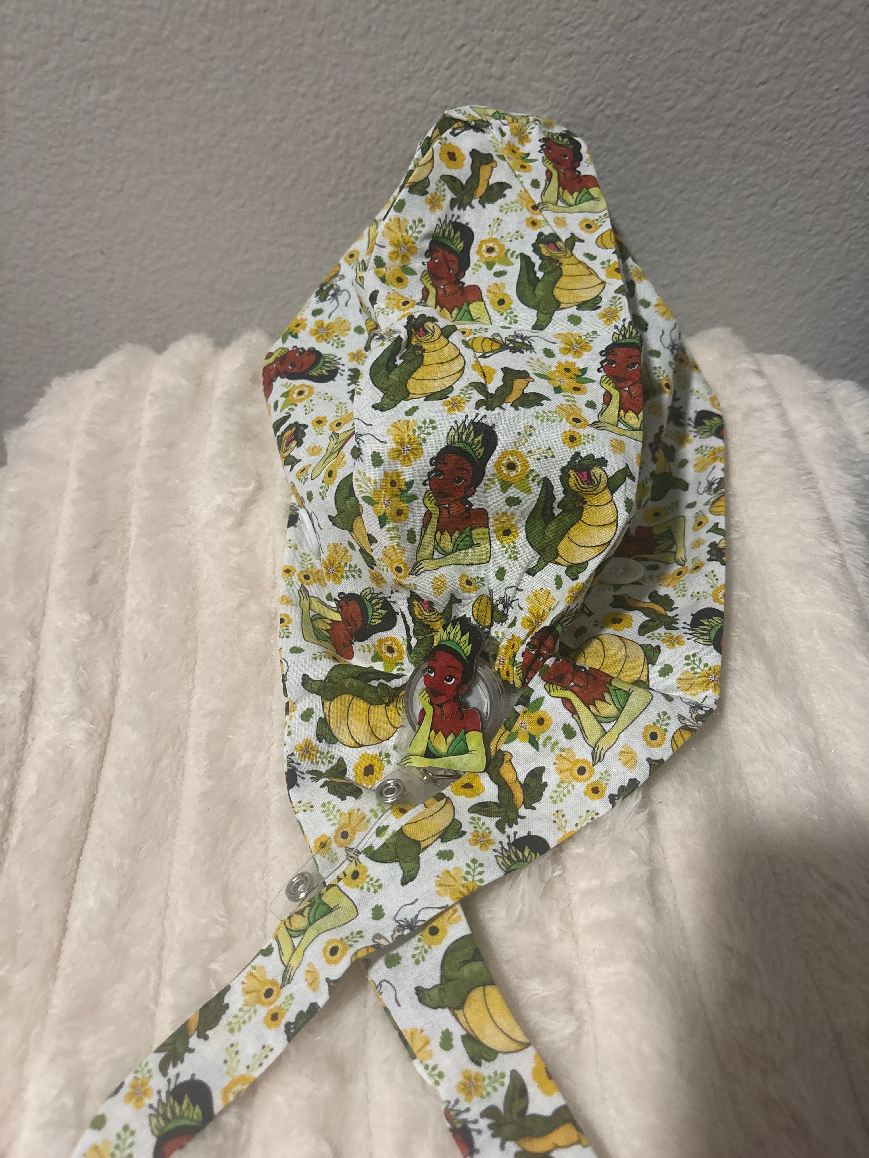 Ms. T Scrub Cap & Badge Reel