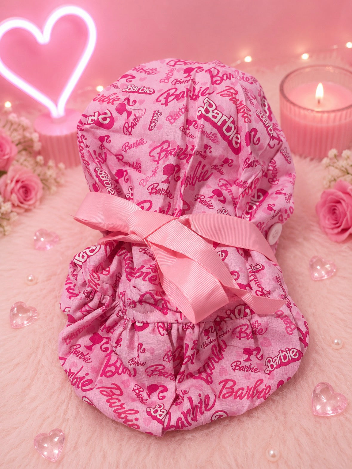 Barbie Girl Ponytail Scrub Cap
