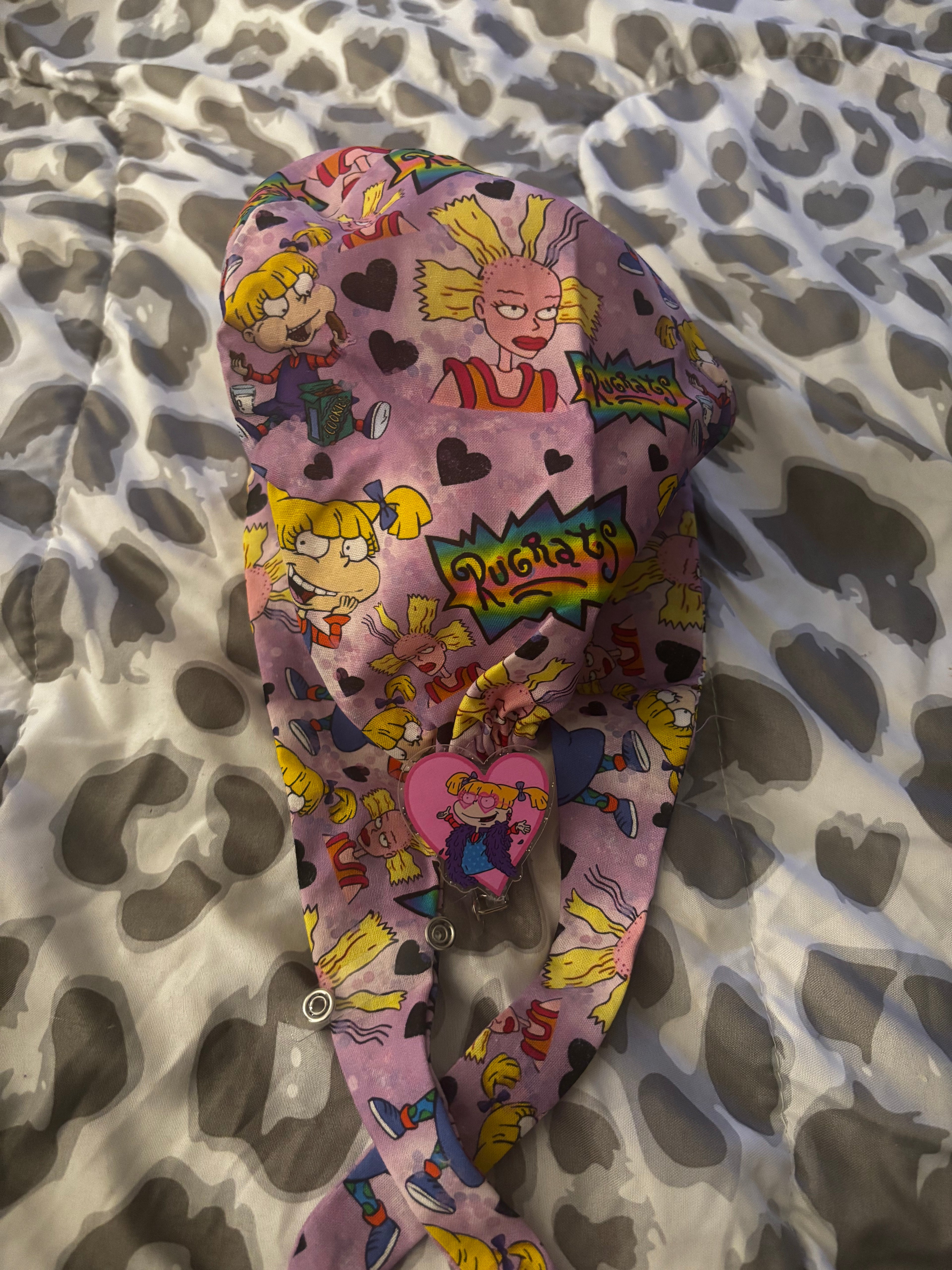 90s Baby Scrub Cap & Badge Reel