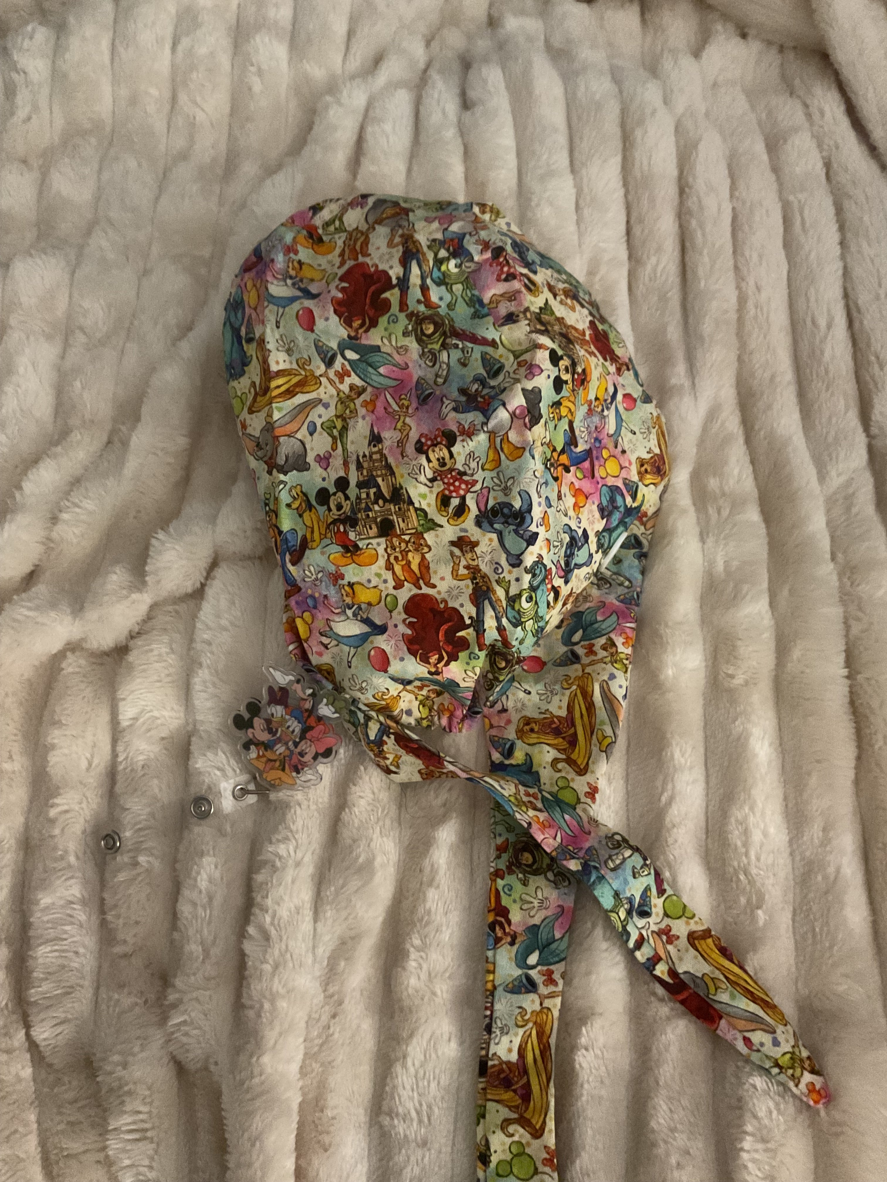 Happily Ever After Scrub Cap and Badge Reel
