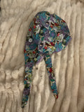 Scare Floor Scrub Cap and Badge Reel