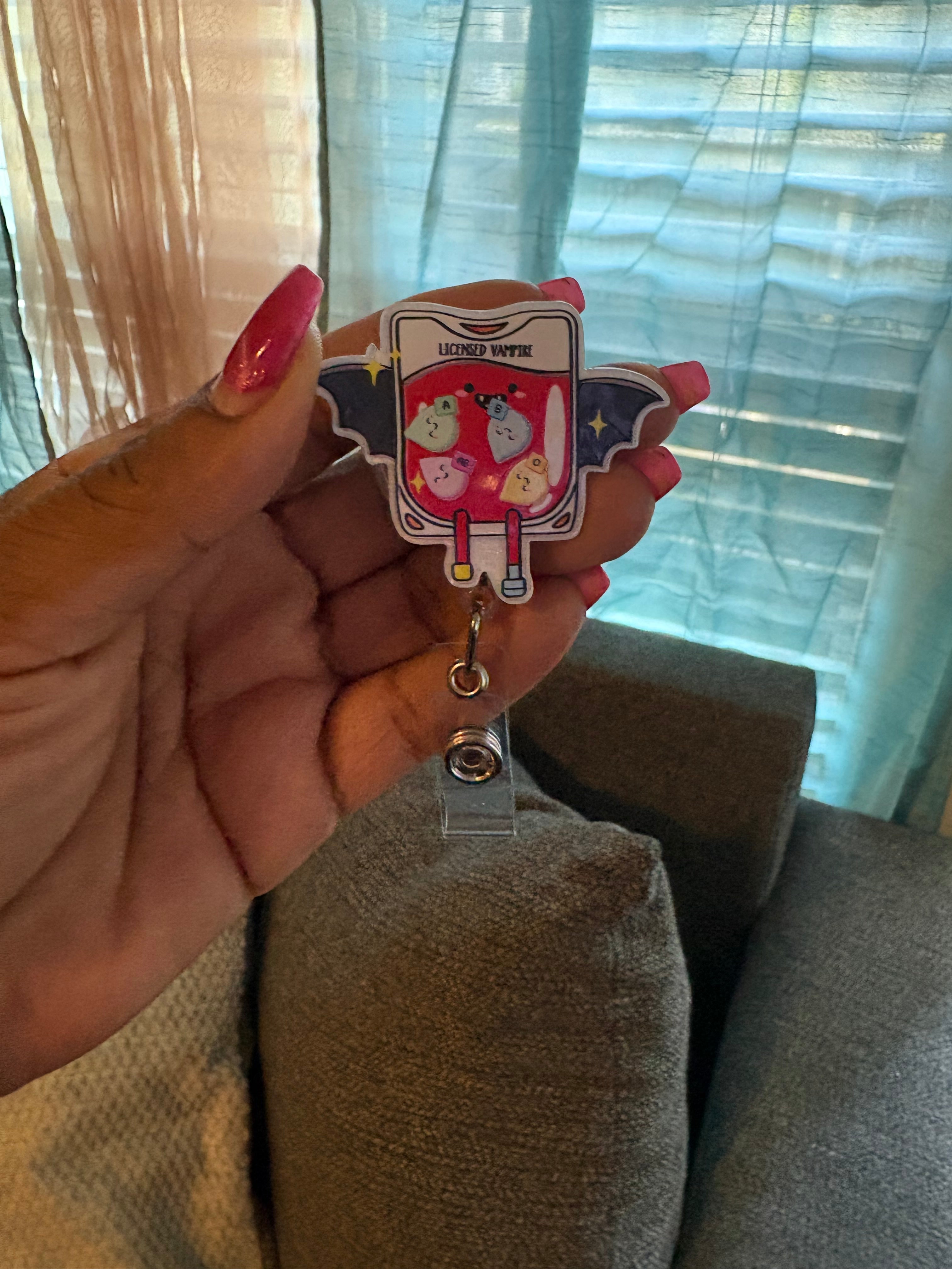 Blood Bank Babe Badge Reel